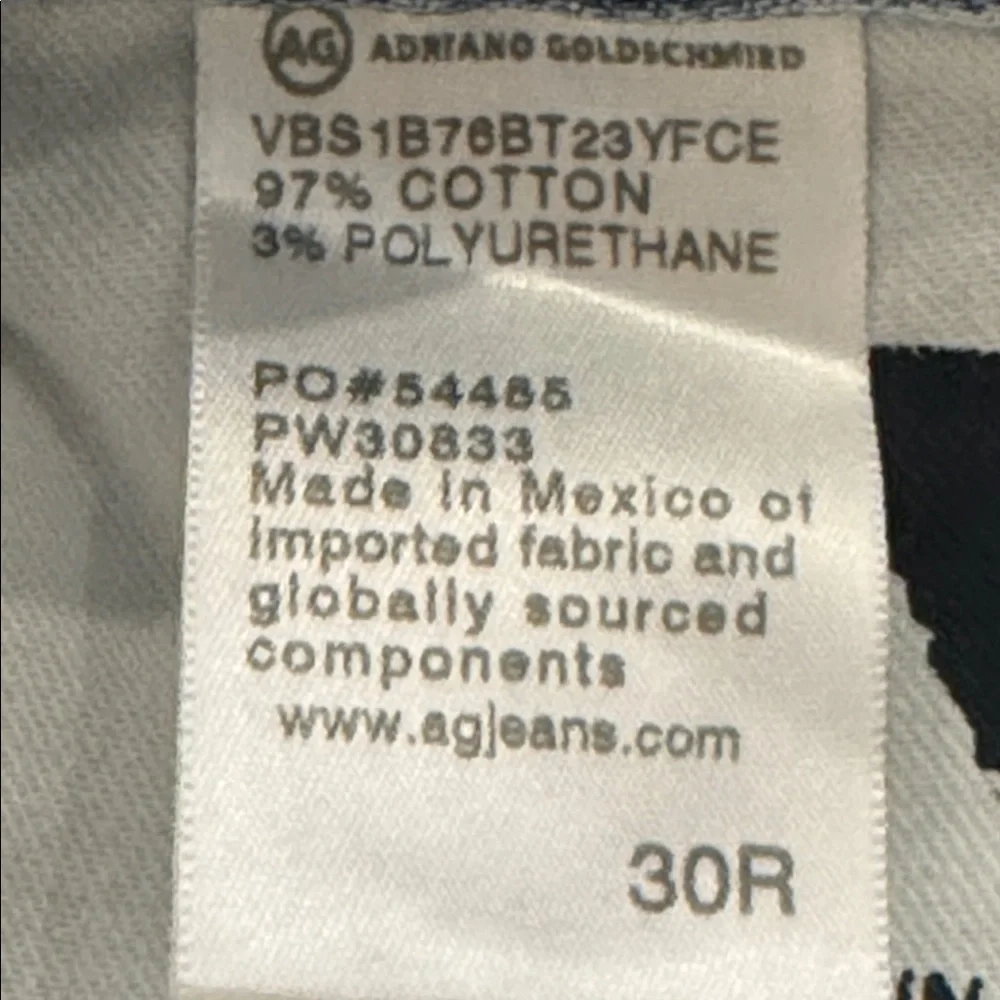 🎉HP🎉AG Hi-Rise Straight Leg Jeans. Ladies 30 - Picture 11 of 16